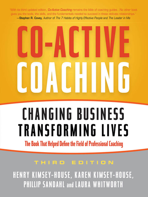Title details for Co-Active Coaching by Henry Kimsey-House - Wait list